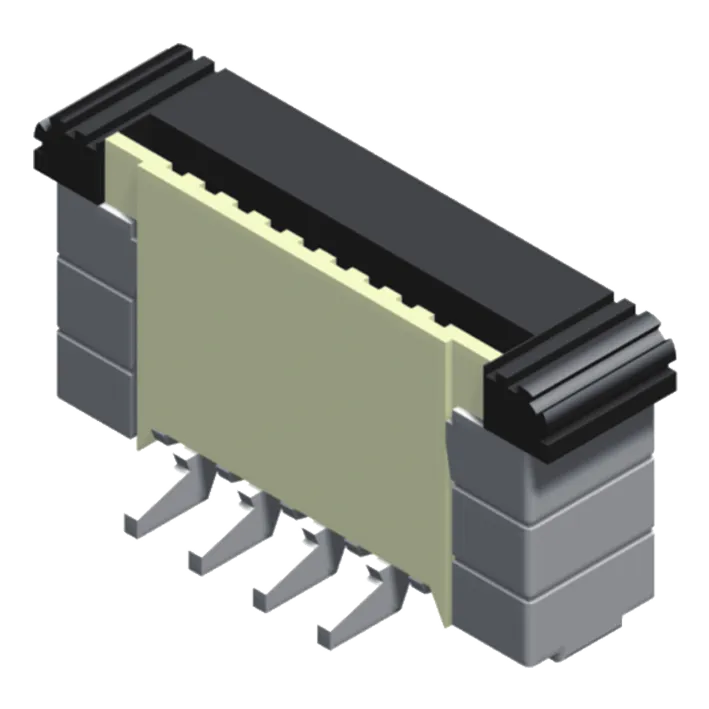 amtek-fpc-ffc-5fp4amsxc-xxxxwur-01-flachbandkabel-stecker image 1