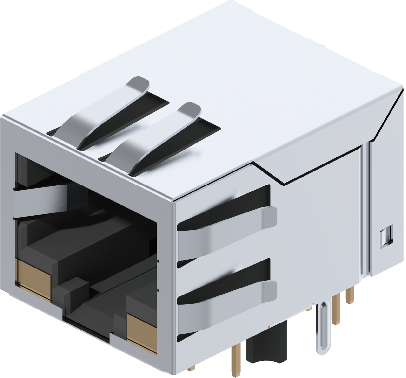 amtek-modular-jack-plug-5rt1drx0r2x-a8xxpxx-111-r6-buchse image 1